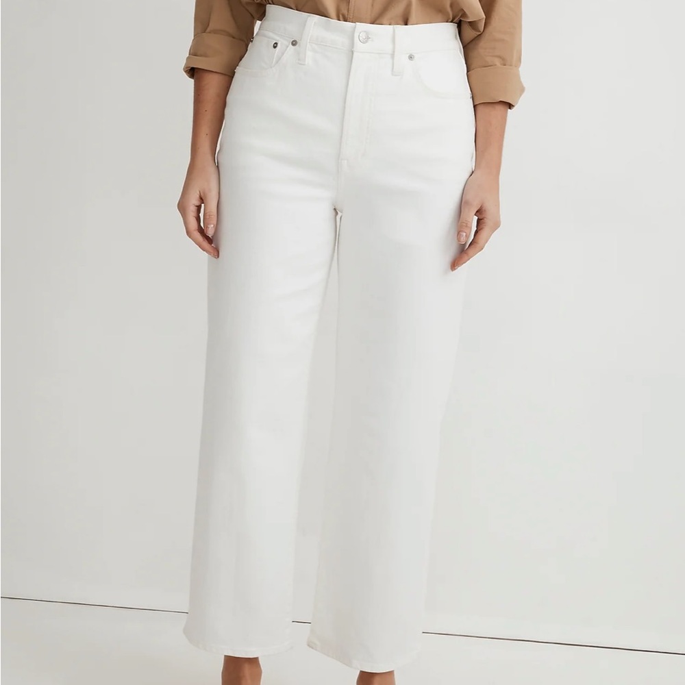 Madewell Perfect Vintage Wide Leg Cropped Jeans Size 24